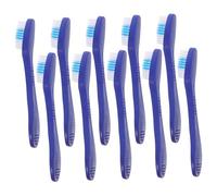 Homoyoyo 10pcs Travel Toothbrushes Short Handle Soft Bristles Security Design for Prisons Psychiatric Hospitals Selfharm Prevention Compact