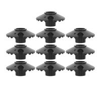 Homoyoyo 10pcs Trekking Pole Mud Pad Climbing Pole Pad Plastic Walking Stick Tips Prevent Dirt and Snow Entry Lightweight Hiking Accessory for Outdoor Trekking