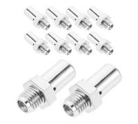 Homoyoyo 10pcs Water Based Fire Extinguisher Nozzle Accessories Nozzle Accessory Kit Extinguisher Hardware Parts Safety Equipment Silver
