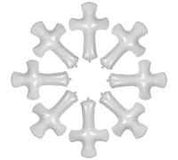 Homoyoyo 10PCS White Cross Baptism Balloons Set, Large Religious Christening Party Decorations for ’s Holy Communion and Church Celebration