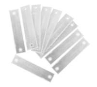 Homoyoyo 10pcs White Rectangular Reflective Driveway Fence Markers 18x4cm, Weather-resistant Road Safety Reflectors for Gate Posts, Pavement, and Outdoor Nighttime Warning Signs