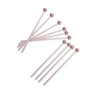 Homoyoyo 10pcs Wood Percussion Mallets Set, Natural Wood Drumsticks Instrument Tools for Snare Drum and Electric Drums, Music Mallets for Band and Orchestra Use
