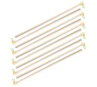 Homoyoyo 10pcs Wooden Lantern Sticks Handheld Lantern Poles Craft Handles Comfortable Grip Portable and Lightweight for Festivals and Parties