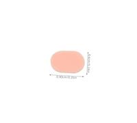 Homoyoyo 12 Pairs Self-Adhesive Eyeglasses Nose Pads Anti-Skid Soft EVA Foam Cushions for Glasses and Sunglasses Oval Skin Color Pads for Flat Optical and Frames Comfortable Non-Slip Nose