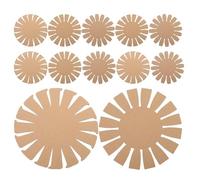 Homoyoyo 12 Pcs Basket Weaving Kit for Kids - DIY Paper Craft Materials for Beginners - Educational Stem Arts & Crafts Set for School Projects, Party Favors & Family Bonding (Khaki)