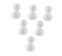 Homoyoyo 12 PCS DIY Snowman Balls Craft Kit for Christmas Art Projects Xmas Ornament Material for Painting and Decoration Enhances Hands Creativity and Festive Atmosphere