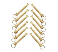 Homoyoyo 12 Set Folding Fan Repair Kit with Durable Metal Shaft Rivets and Nuts Secure Fastening for DIY Crafting and Handmade Fans Includes Artistic Pendants for Enhanced Decoration and