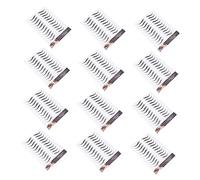 Homoyoyo 12 Sheets Waterproof Imitation Eyebrow Stickers Hair-Like False Eyebrow Transfers for Makeup Easy Application for Skin Types