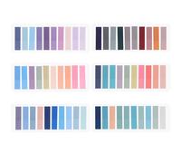 Homoyoyo 1200Pcs Transparent Sticky Index Tabs for Reading and Office Use Colors Highlight Reading Stickers Book Accessory Page Markers for Students Teachers and Professionals