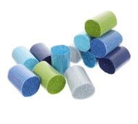 Homoyoyo 12pcs Acrylic Fiber Latch Hook Yarn for DIY Rug Making Kit, Pre-Cut Yarn for Carpet Embroidery and Home Rug Craft Supplies