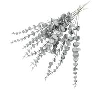 Homoyoyo 12pcs Artificial Eucalyptus Stems Long Leaf Branches Faux Greenery for Wedding Home Party Decor Spring Centerpieces Muted Green