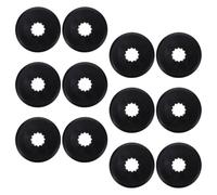 Homoyoyo 12pcs Bicycle Flywheel Guard, Rear Derailleur Sprocket Spoke Protector, Plastic, Black, Stable Protection, Precision Design, for Bike Components, Outdoor Cycling