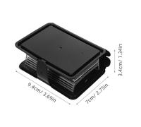 Homoyoyo 12Pcs Black Book Shaped Plastic Candy Boxes Flip Lid, Creative Wedding Favor Storage Containers for Party Treats and Snack Packing