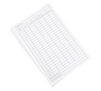 Homoyoyo 12pcs Coated Paper Scorecards Lightweight Foldable Golf Record Cards Essential Tool for Golfers