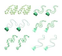 Homoyoyo 12pcs Creative Neck Pendant Necklace Plastic Lightweight Unique Design Suitable for Most People St Patrick's Day Party Decoration Accessory