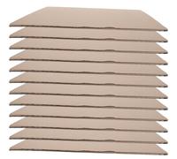 Homoyoyo 12pcs DIY Thickened Corrugated Cardboard Sheets 3mm Double-Sided Paperboard for Mailing, Packing, and Crafting with 30×30cm Sheets Suitable for Cardboard Crafts and Drawing
