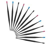 Homoyoyo 12pcs Double Sided Ear Wax Removal Kit with Soft Silicone Spiral Spoon and Ear Spoon Lightweight and Safe for Home and Office Use