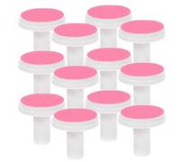 Homoyoyo 12PCS Electric Nail File Pads,Baby Nail File Pads Trimmer Replacement Accessories for Toddler Adults - Red