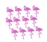 Homoyoyo 12pcs Flamingo Peel Stickers Die Cut Adhesive Wall Decals for Women Tropical Decorations