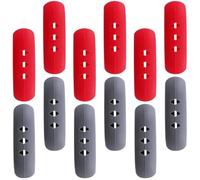 Homoyoyo 12pcs Heat-resistant Silicone Pot Handle Protectors Practical Handle Sleeves for Cookware and Pots, Non-slip and Easy to Use, for Cooking and Restaurant Use