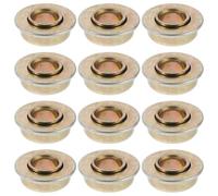 Homoyoyo 12pcs Heavy Duty Steel Wheelchair Front Fork Swivel Bowl Bearing with Silent Operation and Durability Focused Design, Suitable for Scooter Use in Homes and Hospitals