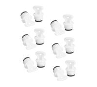 Homoyoyo 12pcs Hot Water Bag Stopper Rubber Leakproof Bottle Plugs Replacement Water Bottle Lids White