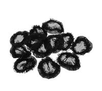 Homoyoyo 12pcs Lace Edge Hair Nets for Buns Large Reusable Elastic Mesh Bun Covers for Women Clerks Flight Attendants Ballet Dance Gymnastics Everyday Use