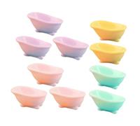 Homoyoyo 12pcs Miniature Tiny Bathtub Dollhouse Furniture Models Micro Bathtub Decor for Makeup Organizer Planter Storage Set Random Color