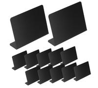 Homoyoyo 12Pcs Multifunctional Mini Chalkboards for Restaurant Food Labeling Reusable Desktop Blackboards for Menu Signs Message Boards for Cafes and Buffets Easy to Clean and Space Saving