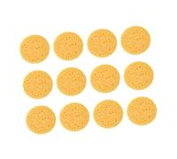 Homoyoyo 12Pcs Natural Cellulose Face Sponge Gentle Exfoliating Pads for Daily Cleansing and Makeup Removal Premium Quality Facial Scrub Puff Safe and Irritation