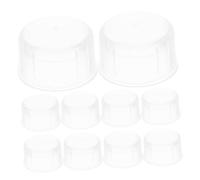 Homoyoyo 12pcs Non-spilling Replacement Shaker Cup Lids for Cocktail and Juice Press Cups Reusable Covers for Lemon Tea and Beverage Mixing Easy to Clean Bar Wine Lid Caps