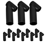 Homoyoyo 12pcs Plastic Kite Rod Connectors Set DIY Kite Frame Replacement Tubes with Angled T-joint Lightweight Plastic Holders for Outdoor Craft and Sports Play
