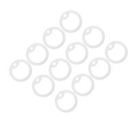 Homoyoyo 12pcs Silicone Dog Tag Silencers for Pet Collar Glow in The Dark Noise Reducing Tag Protector Sleeve Prevents Irritation and Provides Quiet Comfort for Dogs