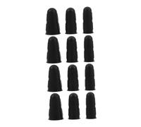 Homoyoyo 12pcs Silicone Finger Covers Reusable Finger Protectors for Hot Glue Sewing and Cooking Durable Washable Lightweight Fingertip Guards for Safe Handling and Sorting