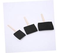 Homoyoyo 12Pcs Sponge Paint Brushes with Wooden Handles Painting Tools for DIY Craft Watercolor Oil Painting Easy to Hold and Clean for Boys and Creative Art Projects