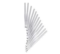Homoyoyo 12Pcs Stainless Steel Ear Cleaner Kit Ear Earwax Removal Ergonomic Slip Design Safe Ear Hygiene Tools for Adults