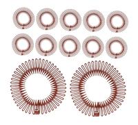 Homoyoyo 12pcs Stretchy Invisible Hair Combs for Women Comfortable Elastic Circle Hair Band Holder Durable Styling Tool for Managing