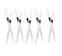 Homoyoyo 12pcs White Wood Handle Eyeliner Pens and Eyeshadow Pencils Set, Precise Eye Makeup Tools for Women and Girls, Suitable for Daily Glamour and Travel Use