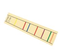 Homoyoyo 13" 3/4 Viola Fret Guide Label Sticker Light Yellow for Beginners Practice, Fingerboard Position Marker for Student Learning Accessory