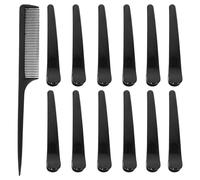 Homoyoyo 13pcs Black Duckbill Hair Clips 1 Comb Set Plastic Hair Partition Clips Easy to Open Sturdy Design Lightweight Salon Accessories Washing Your Face