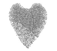 Homoyoyo 1440pcs Flatback Glass Gems with Claw Settings Silver Base Sew Rhinestones for DIY Craft Clothing Bags Shoes Jewelry Decoration Durable Easy to Sew Multipurpose for Fashion