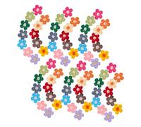 Homoyoyo 150pcs Embroidered Sew on Applique Embroidery Applique Patches Floral Iron on Sewing on Flower Embroidered Cloth Stickers Clothes Patches