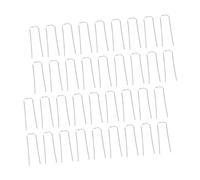 Homoyoyo 150pcs Galvanized U Shaped Floral Pins Heavy Duty Rust Resistant Staples for Securing Foam Greenery and Hoops in Garden Wreath Making and Craft Projects