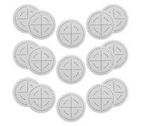 Homoyoyo 15pcs Kumihimo Braiding Disc Slot Round Cord Weaving Tool Portable Bracelet Making Board for DIY Fine Thread Wire Beaded Knitting Supplies