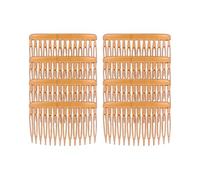 Homoyoyo 15pcs Plastic Wave Side Hair Clip Combs for Women Single Row Hair Accessories with Teeth and Root Lifting Random Color