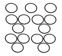 Homoyoyo 15pcs Trumpet Rubber Rings Muffler Set, Small Cornet Slide Bumper Stopper for Brass Instruments, Replacement Trumpet Instrument Rings for Sound Dampening and Noise Reduction