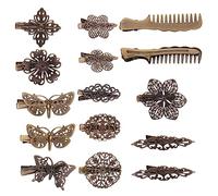 Homoyoyo 15pcs Vintage Hair Clips for Retro Duckbill Barrettes Simple Elegant Hair Pins Stylish Accessories for Everyday and Special Occasions