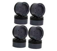 Homoyoyo 16pcs Anti-skid Anti- Pads for Washing Machines and Dryers Washer Foot Pads Noise-reducing Stabilizers for Home Appliances Black and Design
