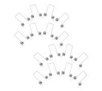 Homoyoyo 16pcs Flip Lid Trash Can Spring Metal Torsional Spring Parts Trash Bucket Lid Torsional Spring Trash Can Spring Replacement Part Trash Can Lid Torsion Spring Stainless Steel Silver