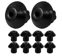 Homoyoyo 16pcs Gas Stove Feet Replacement Anti-slip Rubber Foot Pads for Stable Cooking Easy Install Grate Support for Gas Burner Compatible with Standard Cooktops